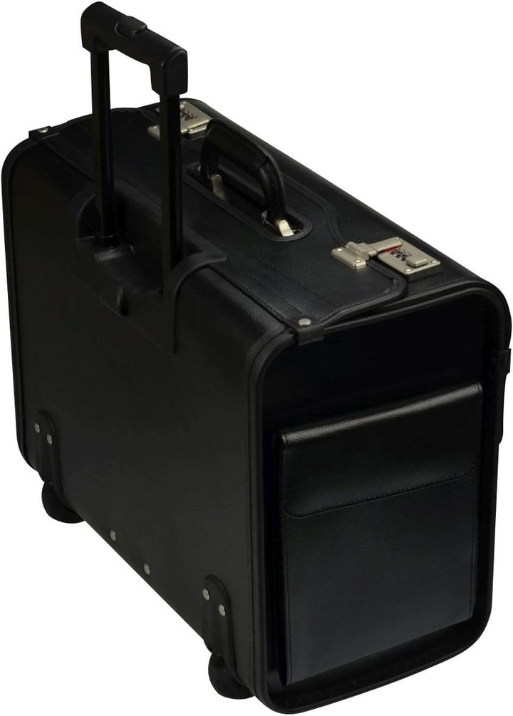 ALASSIO 92705 Pilotenkoffer Silvana, Businesskoffer aus echtem Leder, Geschäftskoffer mit arretierba