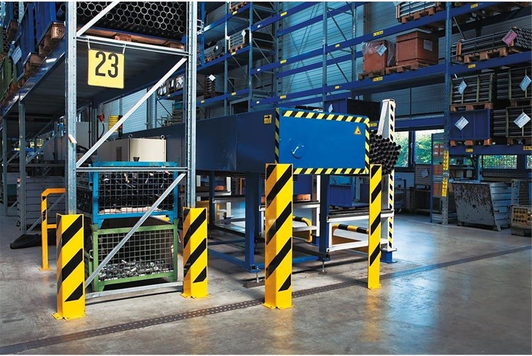 Moravia Anfahrschutz Winkel schwarz/gelb 400 x 160 x 5 mm zum Aufdübeln