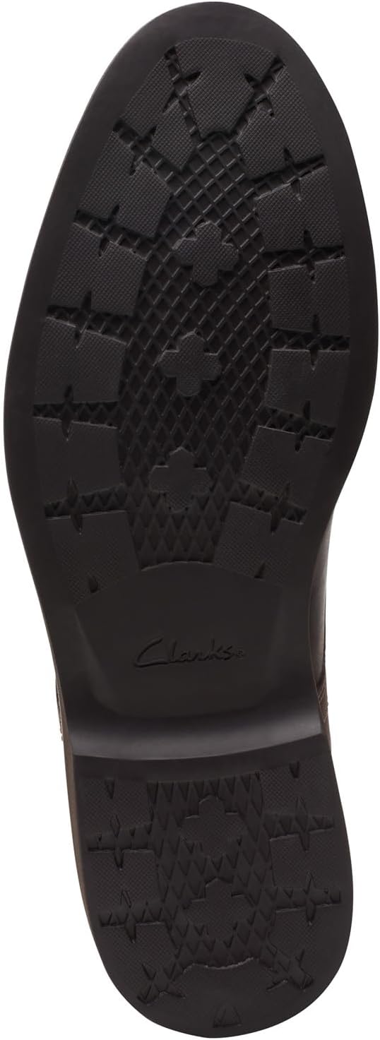 Clarks Damen Malwood-spitzeOxford 41.5 EU Dunkelbraunes Leder, 41.5 EU Dunkelbraunes Leder