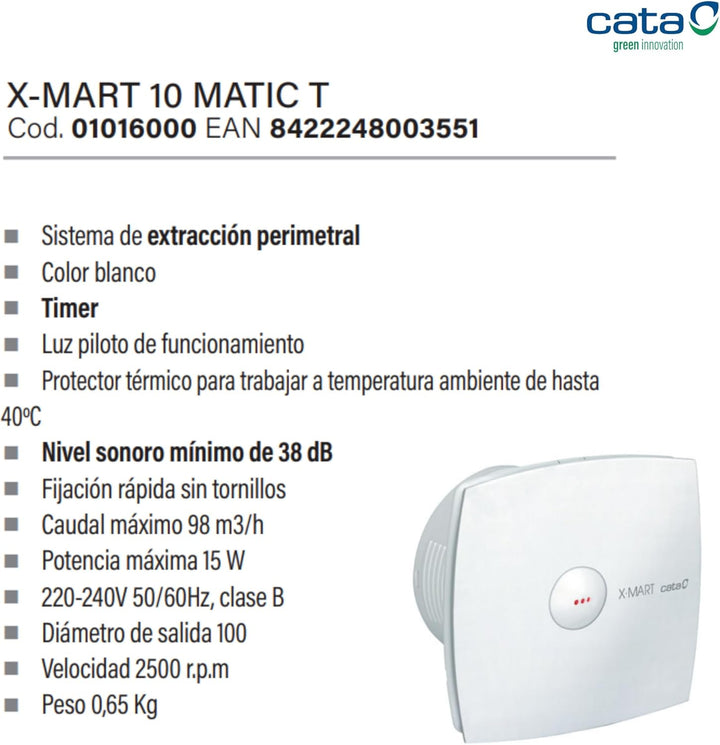 CATA 1016000 X-MART 10 MATIC T Weiss ,