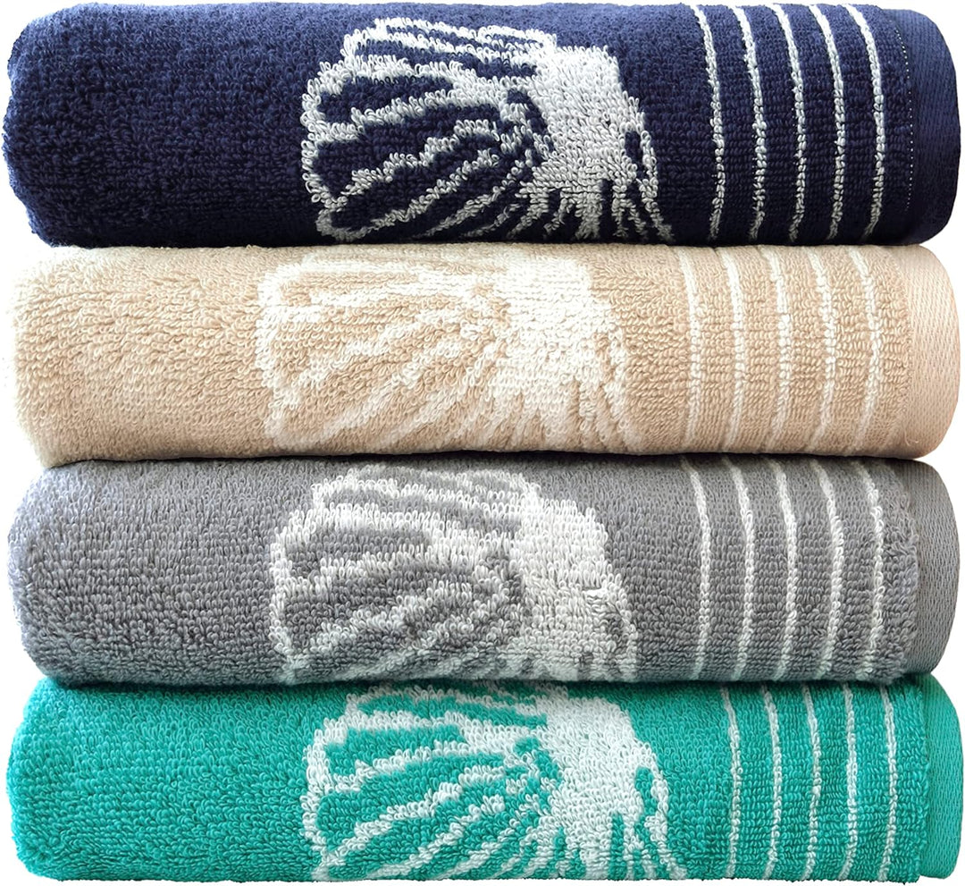 Dyckhoff 6-TLG Frottier Handtücher Set Seashell 100% Baumwolle 480 g/m² Oeko-Tex Zertifiziert weich
