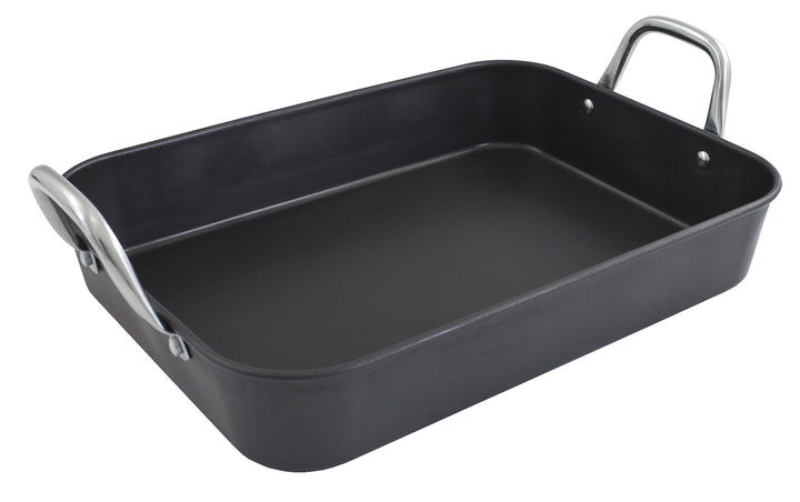 Kopf Auflaufform Pura (Bräter aus Carbonstahl, Griffe aus Edelstahl, geeignet für Induktion, 5 Liter