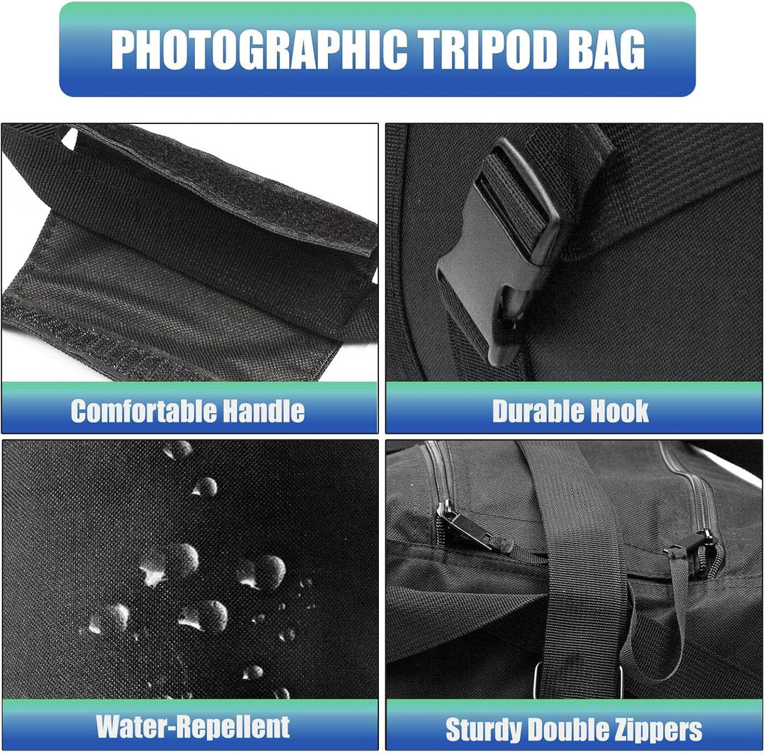 PYXEL STUDIO Robuste Tragetasche für Fotostudio, Beleuchtung, 110 cm x 26 cm x 22 cm – tragbare, lei