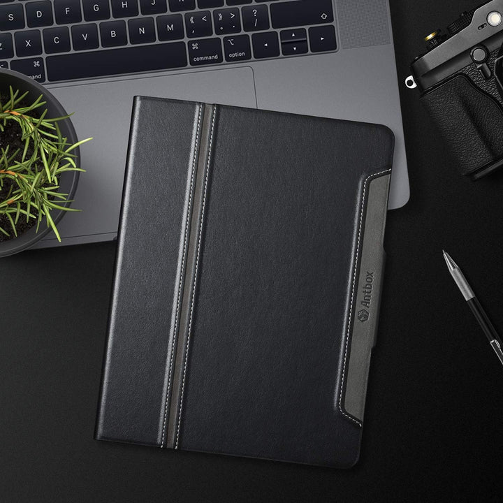 Antbox Leder Hülle iPad Air 2022 5.Generation/iPad Air 2020 4.Gen Hülle iPad 10.9 Zoll mit Stifthalt