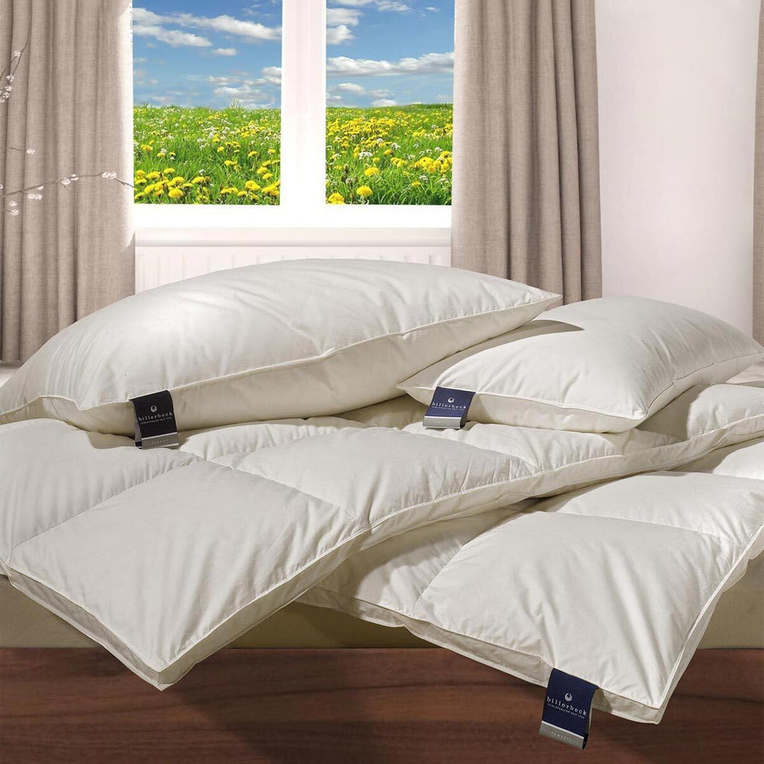 Billerbeck 3-Kammer-Kissen | Nena | 80 x 80 cm | geeignet für Hausstauballergiker | mittlere Stützkr