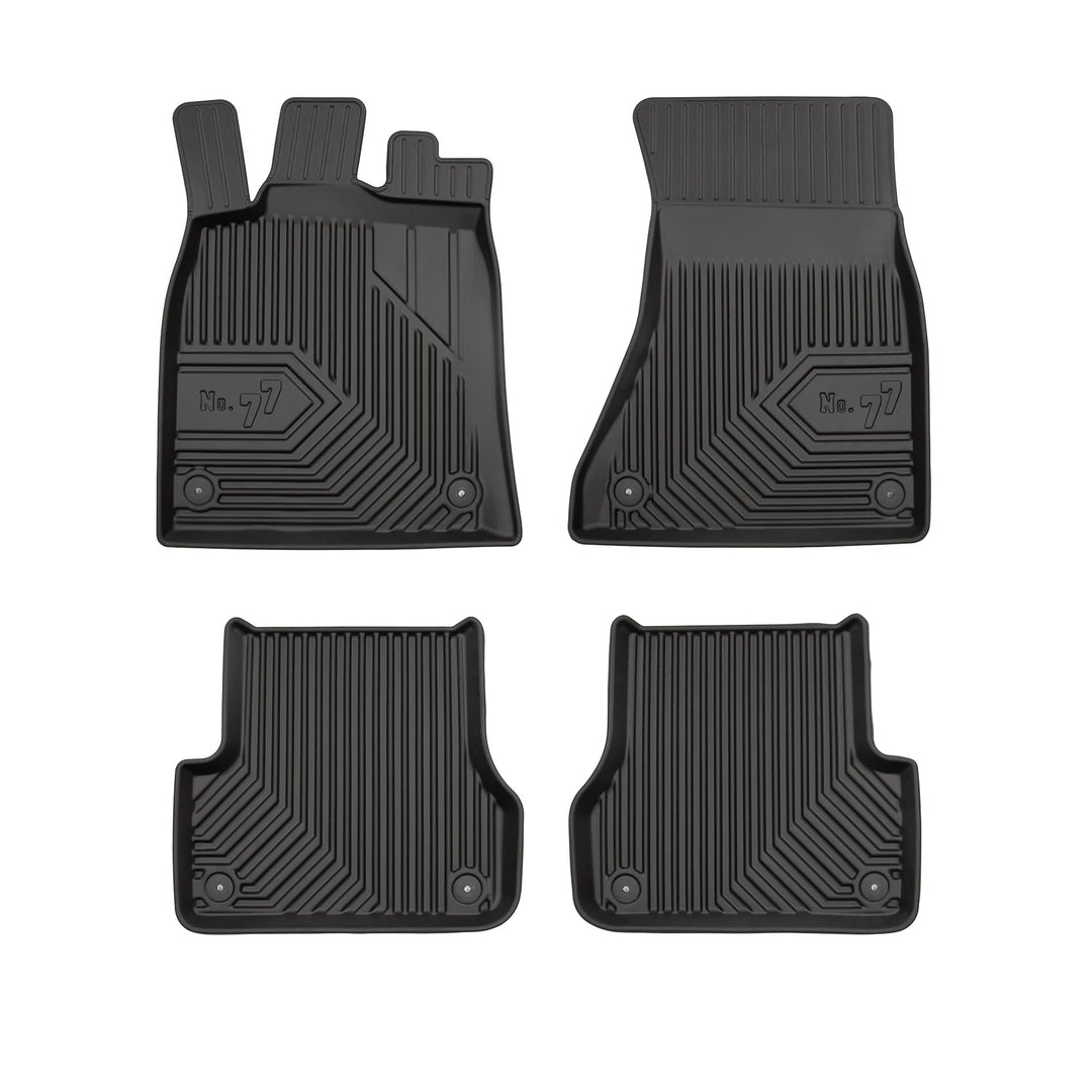 FROGUM No.77 Gummimatten Ganzjahresset von Auto Fussmatten Autofussmatten für Audi A6 C7 2011-2018 |