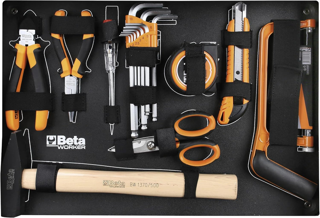 Beta BW 2056E - Werkzeugkoffer mit werkzeugsortiment, 163-teilig, für allgemeine instandhaltungsarbe