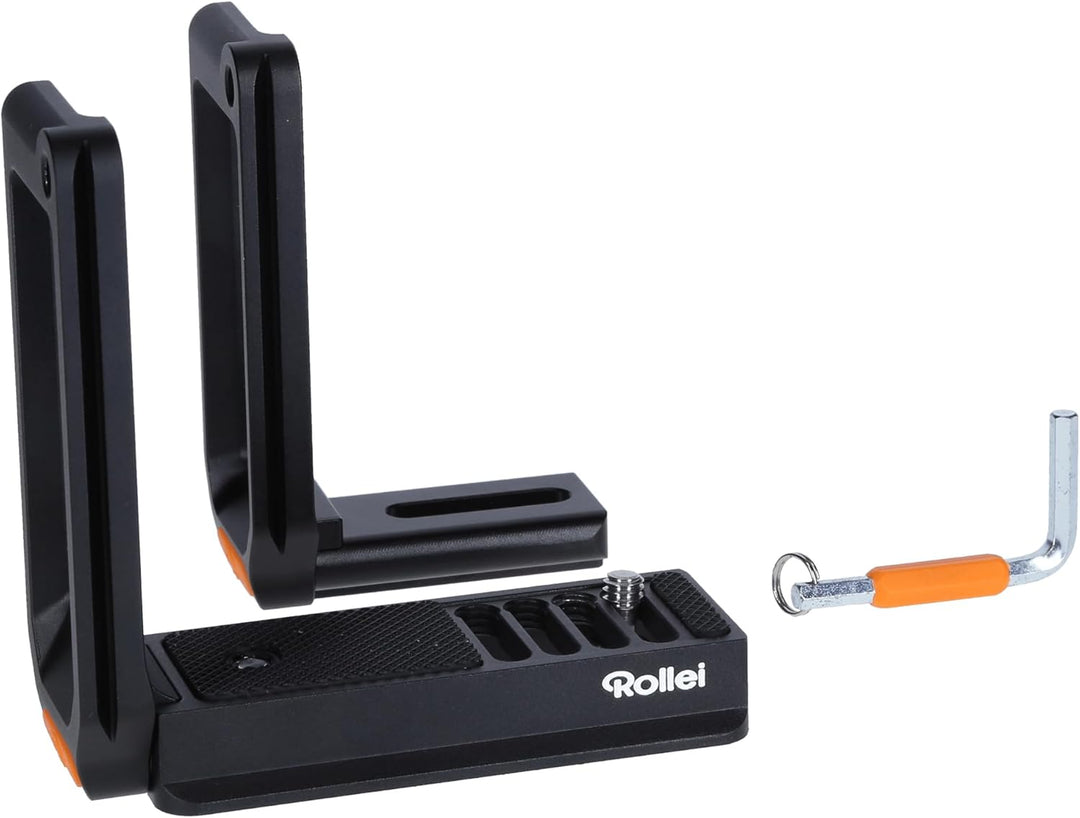 Rollei Universal L-Bracket, Arca-Swiss kompatibler L-Winkel für die Montage unter der Kamera.… Singl