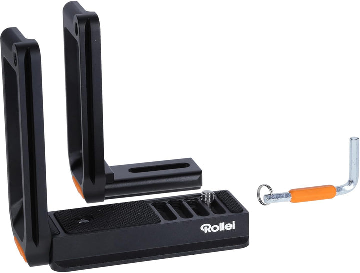Rollei Universal L-Bracket, Arca-Swiss kompatibler L-Winkel für die Montage unter der Kamera.… Singl