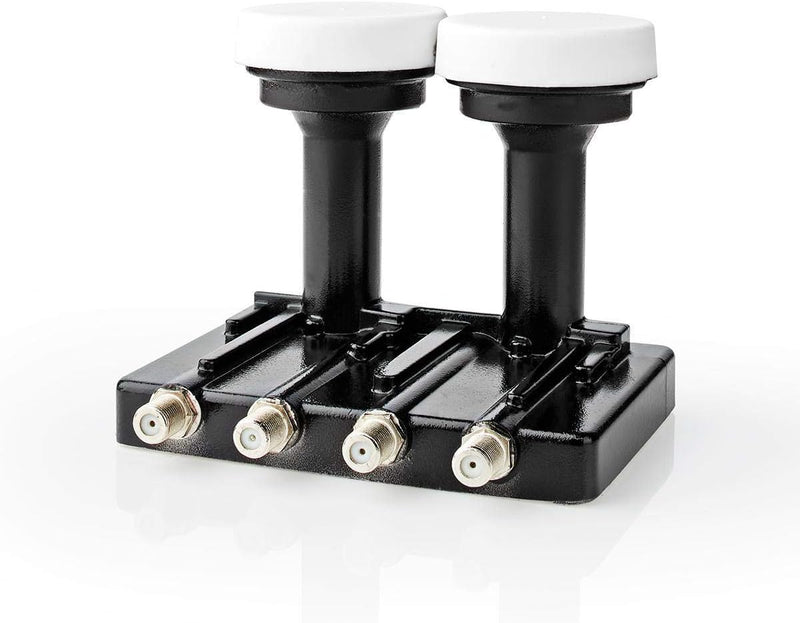 LNB - Quad Monoblock 4,3 ° - Ausgangsanschluss: 4X F-Connector - Rauschmass Bereich: 0.85 dB - Konve