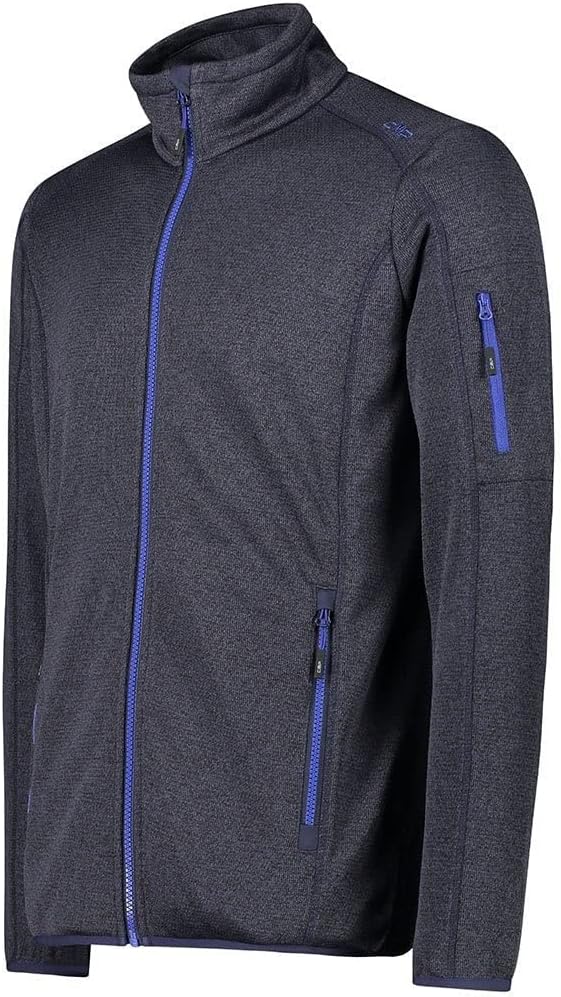 CMP Leichte Fleece-Strickjacke mit Netz