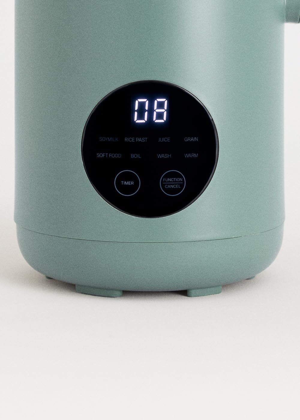 CREATE/VEGAN MILK MAKER/Multifunktionale Pflanzenmilchmaschine Grün-Sage/Programmierbar bis zu 12Std