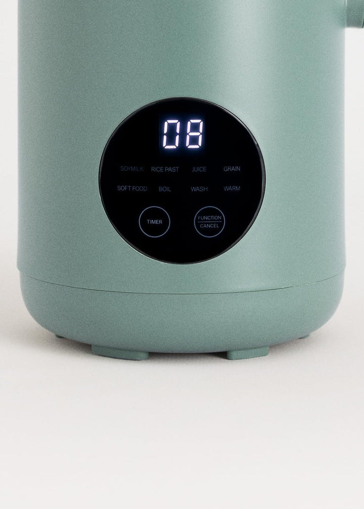 CREATE/VEGAN MILK MAKER/Multifunktionale Pflanzenmilchmaschine Grün-Sage/Programmierbar bis zu 12Std