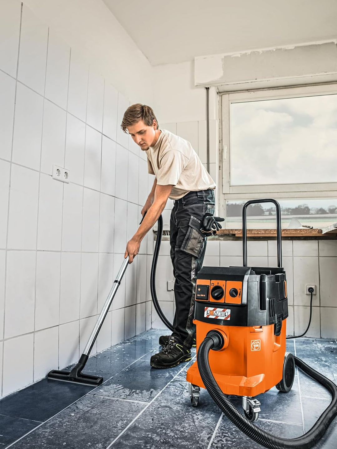 FEIN Nass-/Trockensauger Dustex 35 MX AC, Sauger zum Anschluss von Elektrowerkzeugen, vollautomatisc