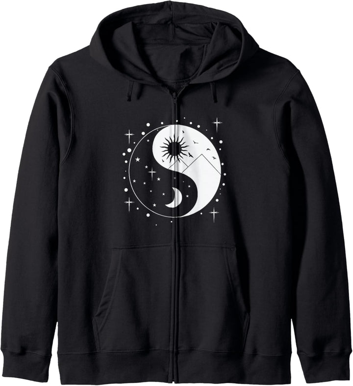Yin und Yang Kapuzenjacke