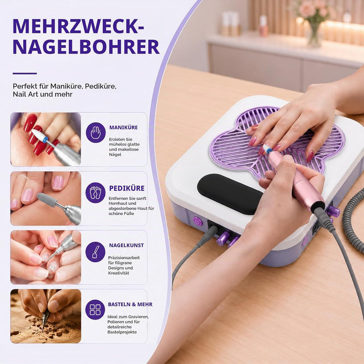 3 in 1 Professioneller Elektrische Nagelfeile