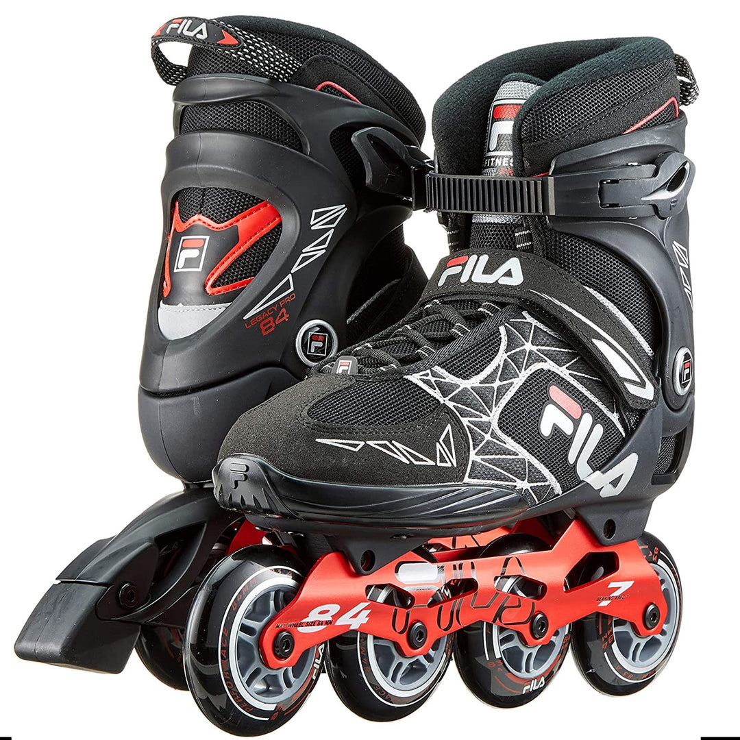 FILA Herren Legacy Pro 84 Inline Skate 41 BLACK/RED, 41 BLACK/RED