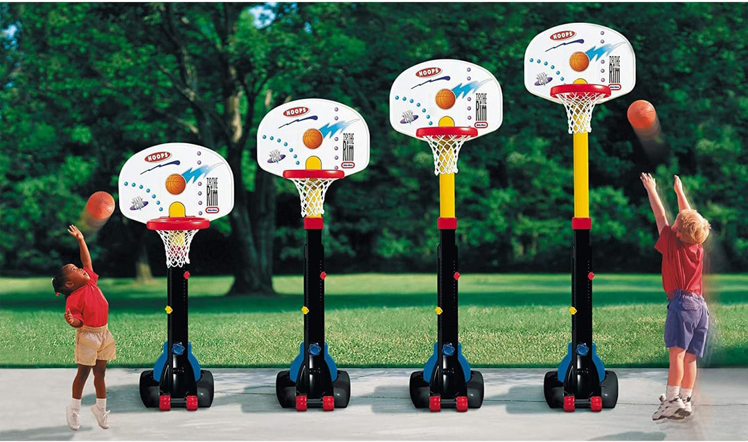 Little Tikes Easy Store Basketball-Set - Outdoor-Sommerspass - Höhenverstellbar, Individuell - Aktiv