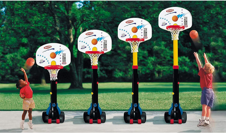 Little Tikes Easy Store Basketball-Set - Outdoor-Sommerspass - Höhenverstellbar, Individuell - Aktiv