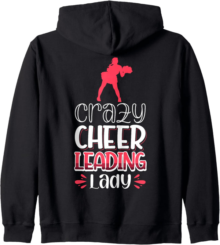 Verrückte Cheerleaderin Kapuzenjacke