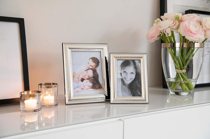 EDZARD Vase Charlotte (Ø 15 cm, Höhe 20 cm) aus mundgeblasenem Kristallglas - Blumenvase, Glasvase r