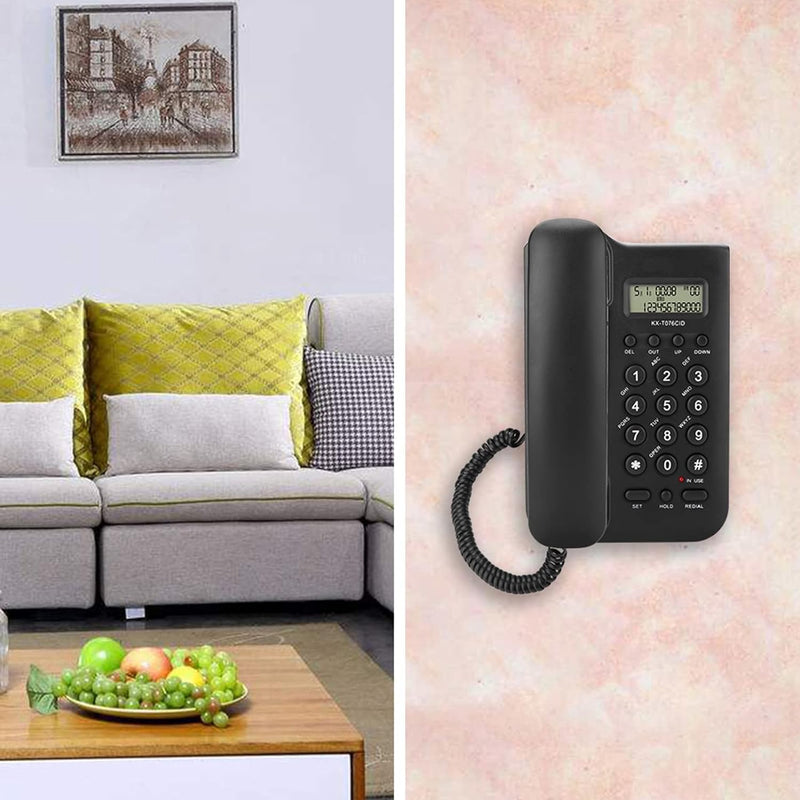 Kabelgebundenes Telefon, an der Wand Montierbare Festnetztelefone Batterie Muss Nicht Installiert We