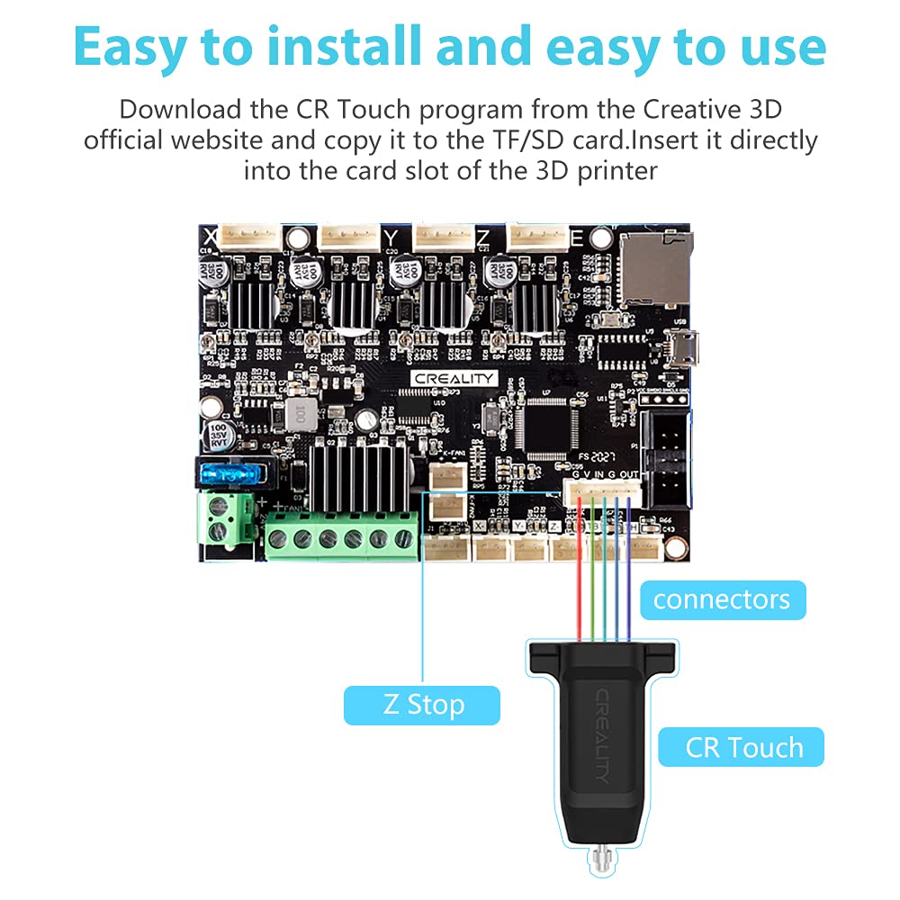 Creality Official CR Touch Auto Leveling Kit 3D Printer Auto Bed Leveling Sensor Kit für Ender 3 / E