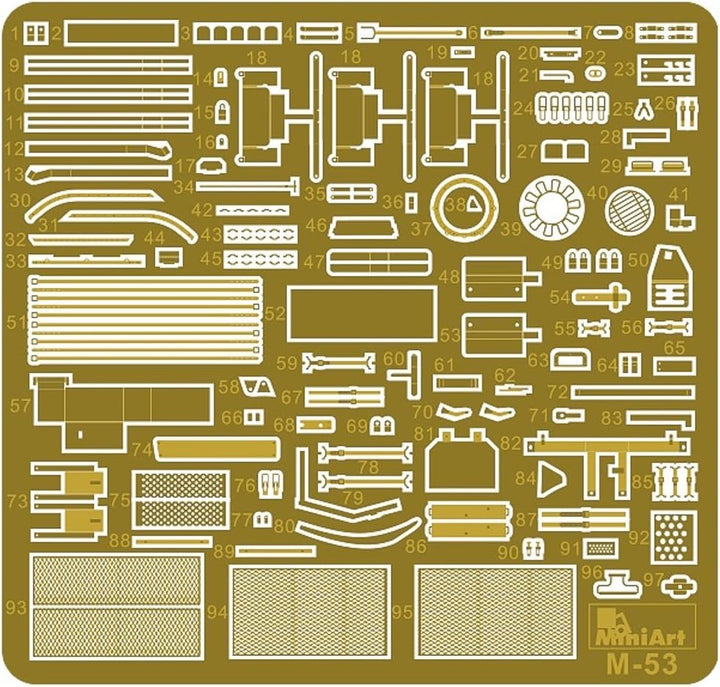 MiniArt 37029 1:35 Tiran 4 Späte Prod. Interior-originalgetreue Nachbildung, Modellbau, Plastik Baus
