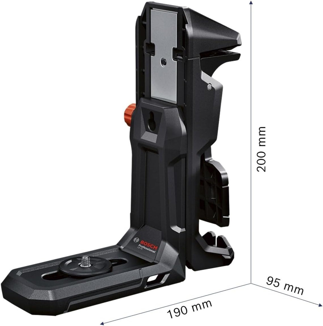 Bosch Professional Universalhalterung LB 10 und Deckenklemme DK 10 (starke Magneten, Deckenanwendung