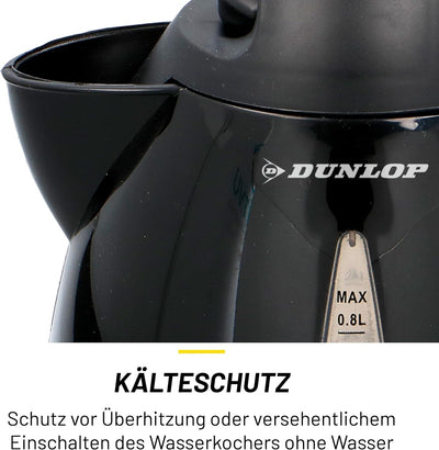 Dunlop Reise Wasserkocher - Reisewasserkocher 24V - Wasserkocher für Auto, LKW und Wohnmobil - mit Z