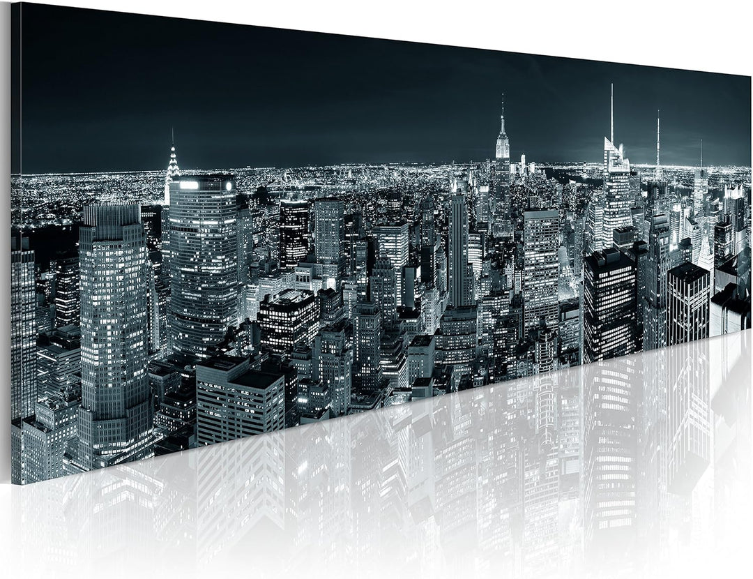 murando - Wandbilder XXL New York 135x45 cm 1 tlg - Wand Deko Vlies Leinwand Bilder Gross Wanddeko W