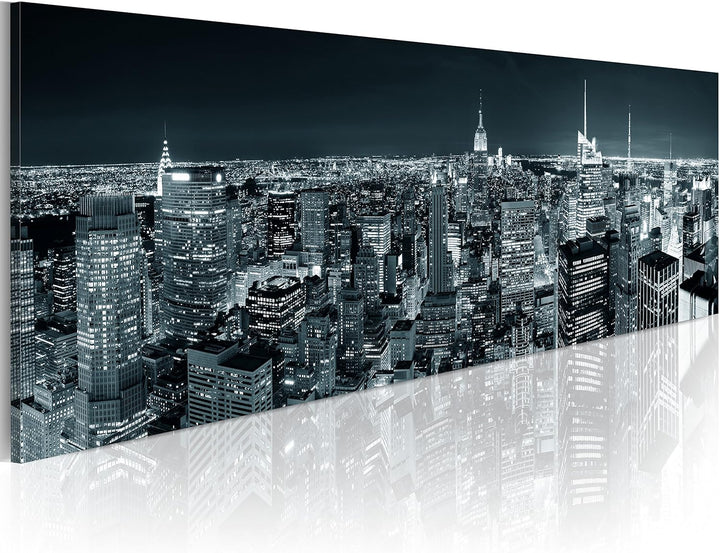 murando - Wandbilder XXL New York 135x45 cm 1 tlg - Wand Deko Vlies Leinwand Bilder Gross Wanddeko W