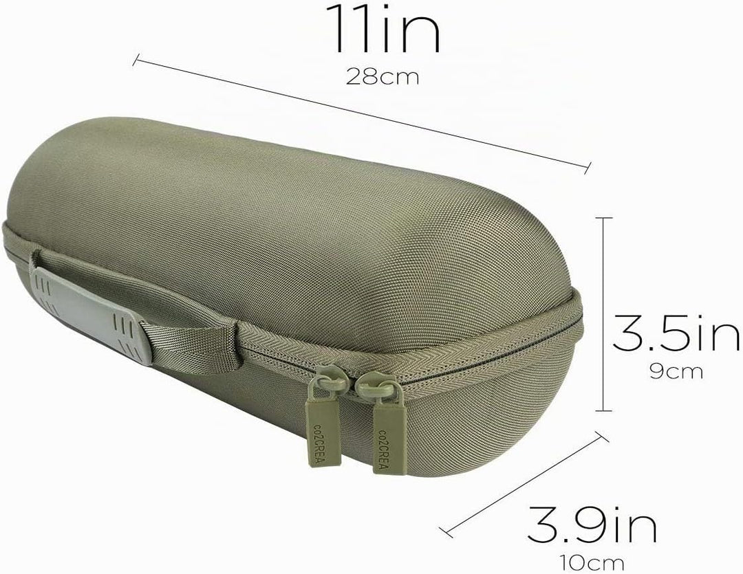 co2CREA Hart Reise Schutz Hülle Etui Tasche für JBL Charge 4 / JBL Charge 5 Tragbarer Bluetooth Laut