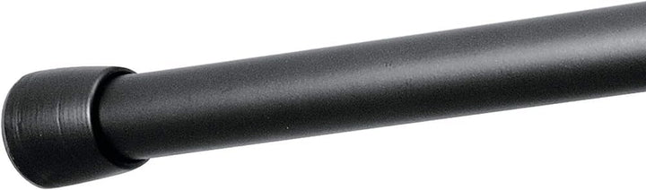 iDesign 78574 Cameo Duschvorhang-Spannstange Medium, Mattschwarz, 109-cm bis 190-cm