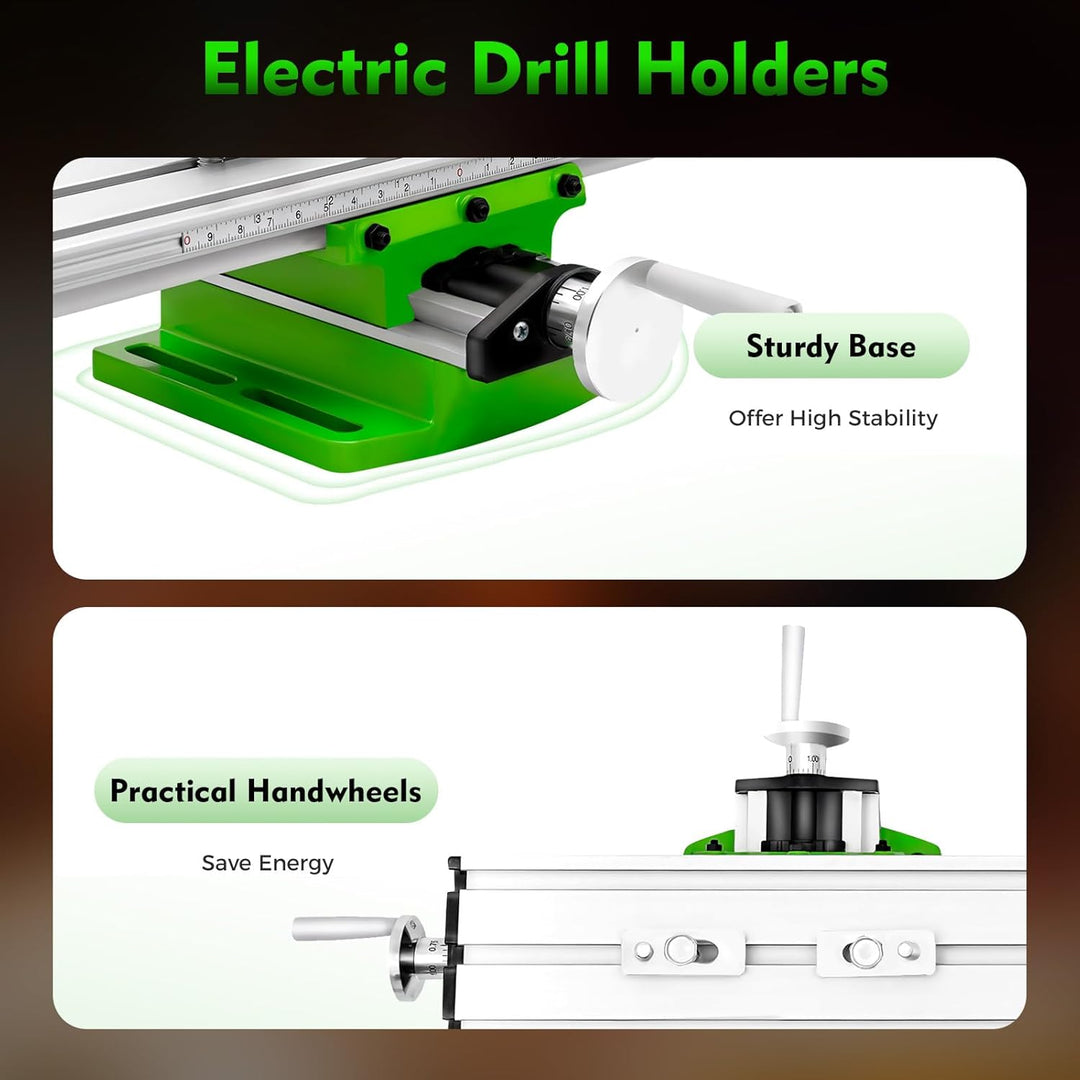 TESUGN Fräsmaschine Multifunktions Arbeitstisch, Mini Multifunktion Arbeitstisch Fräsen Arbeiten Kre