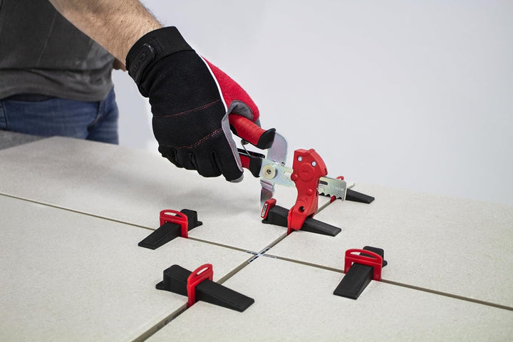 RUBI | Fliesennivelliersystem | 100 Nivellierkeile + 100 Kabelbinder 1,5 mm für Keramik zwischen 3 u