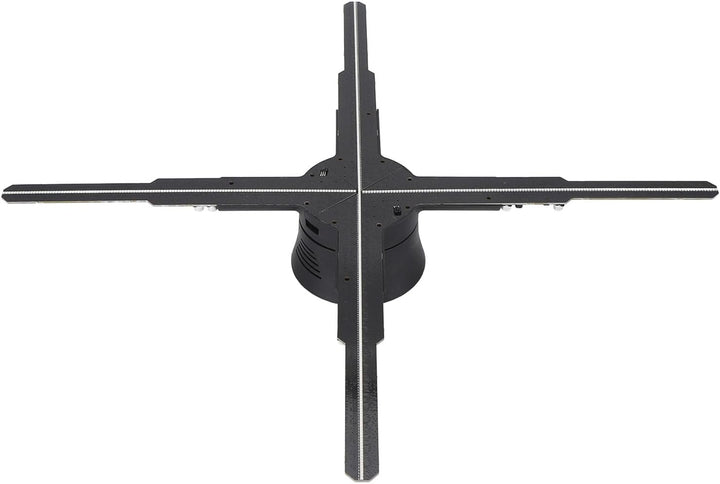 Holografischer 3D-Projektor, 45 cm, 4 Flügel, 3D-Hologramm-Lüfter, Werbedisplay, Integriert, 8 GB, U