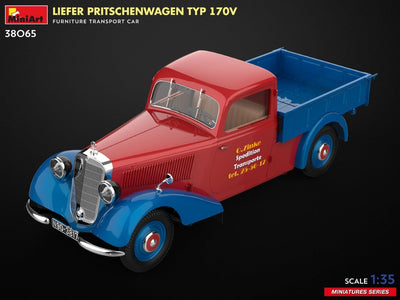 Mini Art 550038065 MiniArt 38065 1:35 Lieferwagen Typ 170V m. Möbel-originalgetreue Nachbildung, Mod