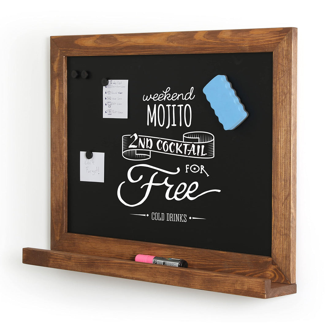 DISPLAY SALES Kreidetafel MEMO aus heller Buche 50x70 cm | Magnetische Tafel mit