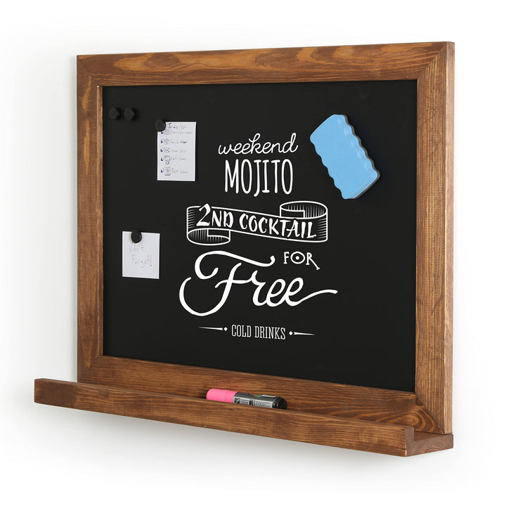 DISPLAY SALES Kreidetafel MEMO aus heller Buche 50x70 cm | Magnetische Tafel mit
