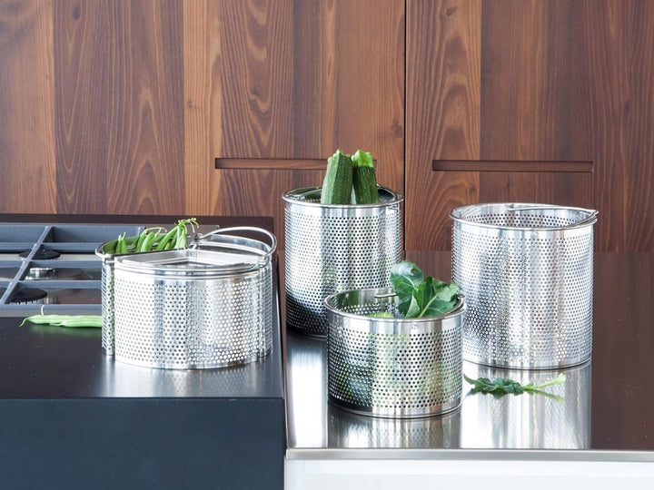 H&h set 3 spicchi tondo in acciaio inox cm18