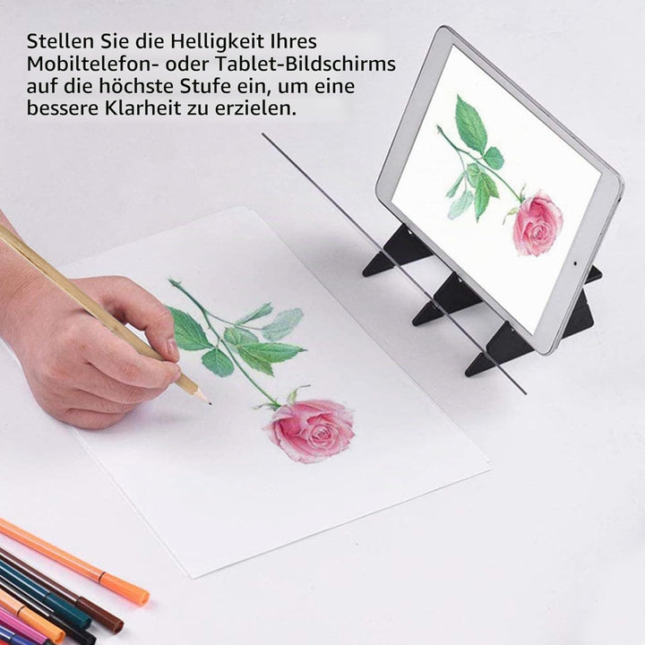 Optisches Zeichenbrett Zeichenbrett Skizzieren Linse Skizze Assistent Bildreflexion Projektor Malbre