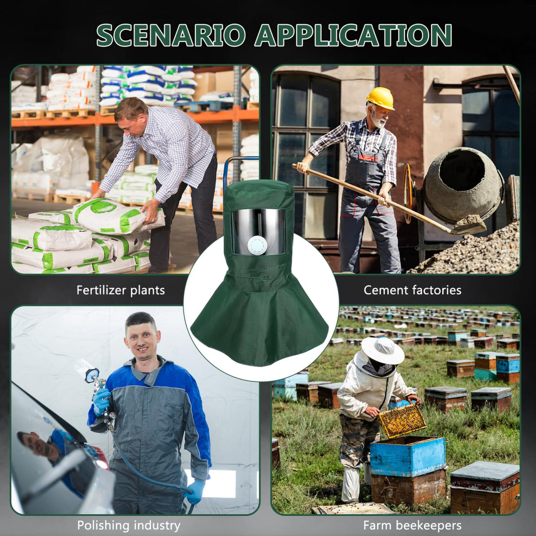 iplusmile Sandstrahlen Haube Schleif Sandstrahler Kappe Wind Anti Tool Cut/Scratch/Wärme Beständig H