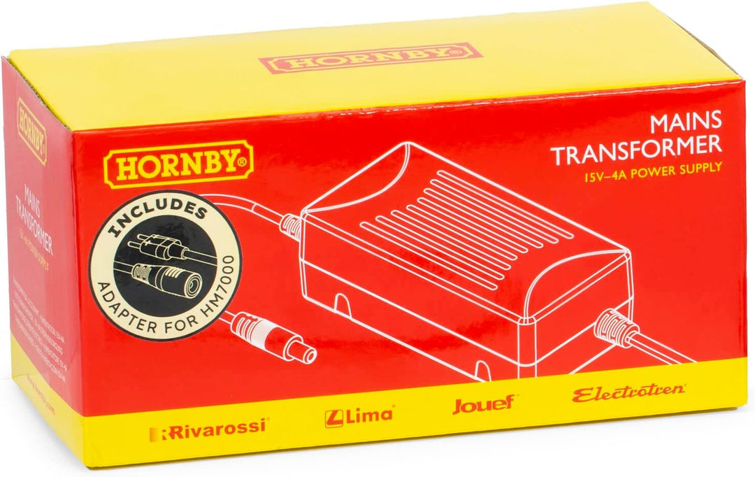 Hornby 15 V/4 Ampere Transformator (UK) + 15 V Netzteil Adapter Bundle