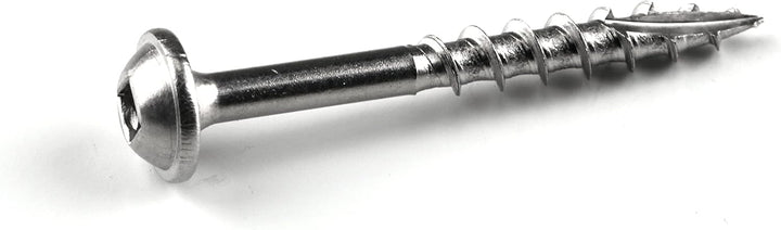 Kreg SML-C150S5-100 Schrauben, aus Edelstahl, Durchkopplung, 3,8 cm, 8, grob, Waschkopf, 100 Stück