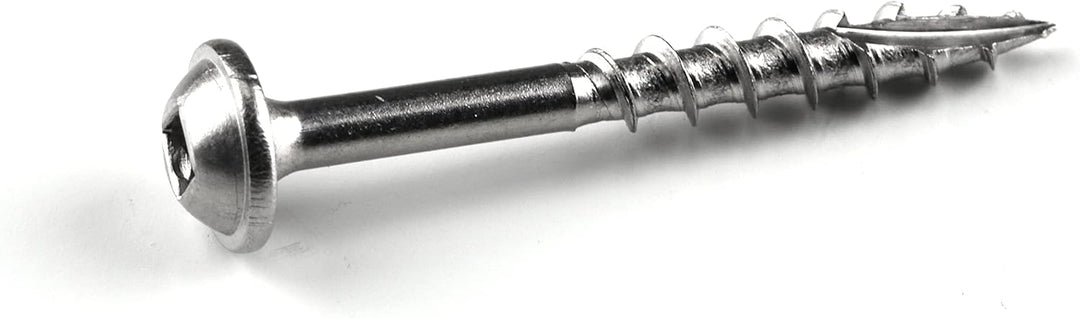 Kreg SML-C150S5-100 Schrauben, aus Edelstahl, Durchkopplung, 3,8 cm, 8, grob, Waschkopf, 100 Stück