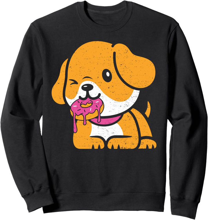 Donut: Golden Retriever Donut - Hunde Sprüche Sweatshirt