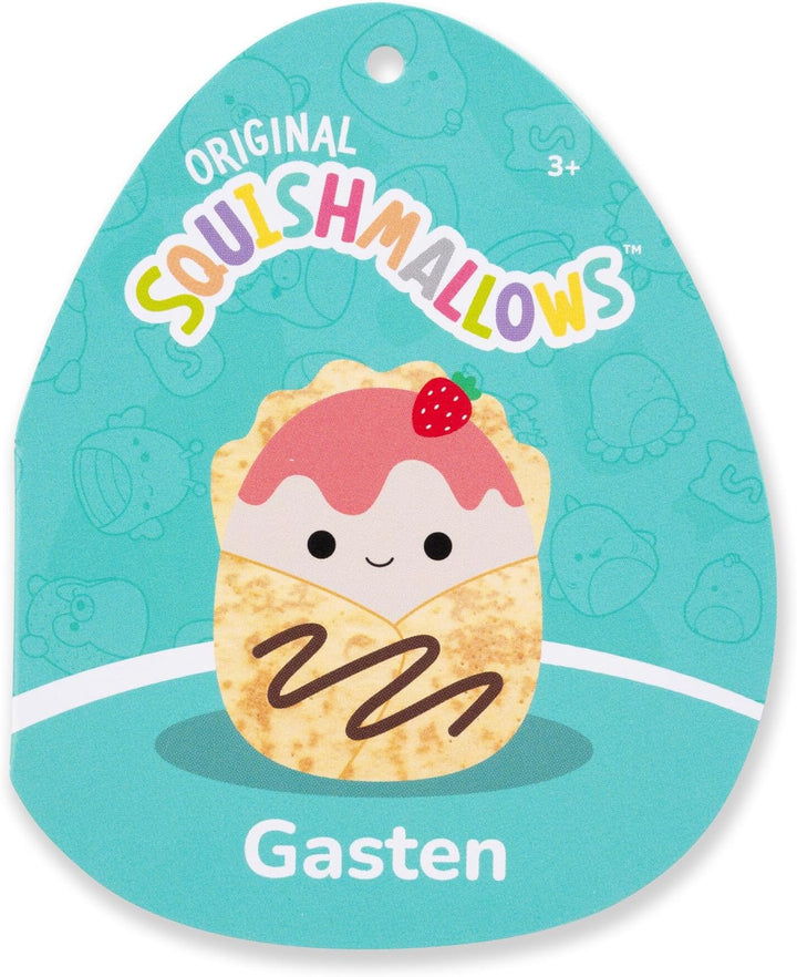 Squishmallows SQCR06611 - Gasten der Crepe 19 cm, offizielles Jazwares Plüsch, superweiches Kuschelt