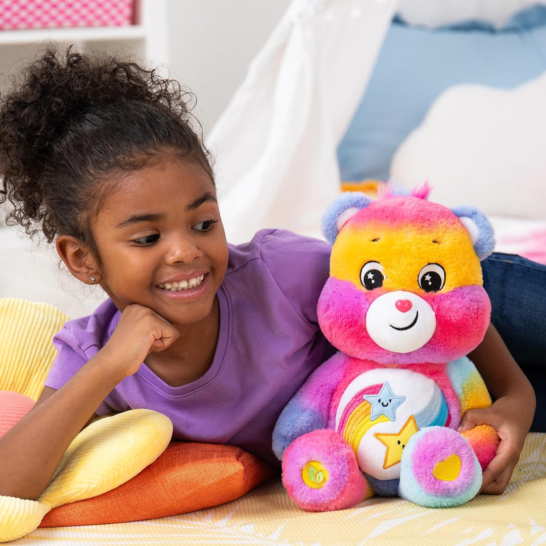 Care Bears ‎22338 35 cm grosser Plüsch-Dare-to-Care-Bär, niedliches Plüschtier zum Sammeln, Kuschelt