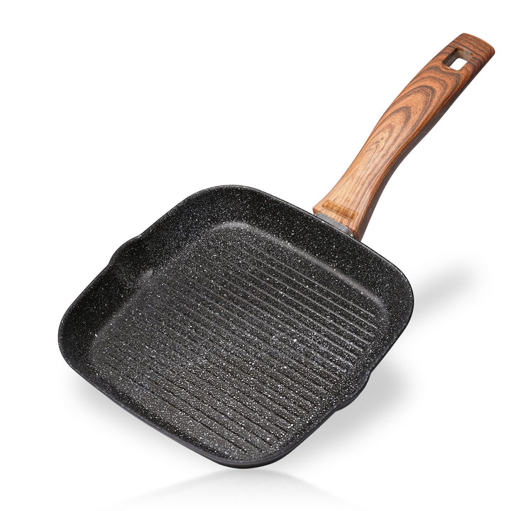 STONELINE® Back to Nature Grillpfanne 16 x 16 cm, mit 2 Ausgüssen 16 cm Back To Nature, 16 cm Back T